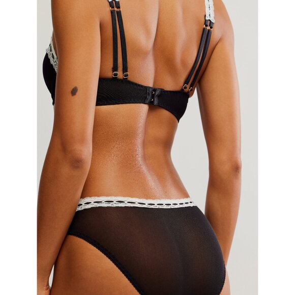 FREE PEOPLE So Sweet Bikini Undies / Black Combo - Picture 5 of 6